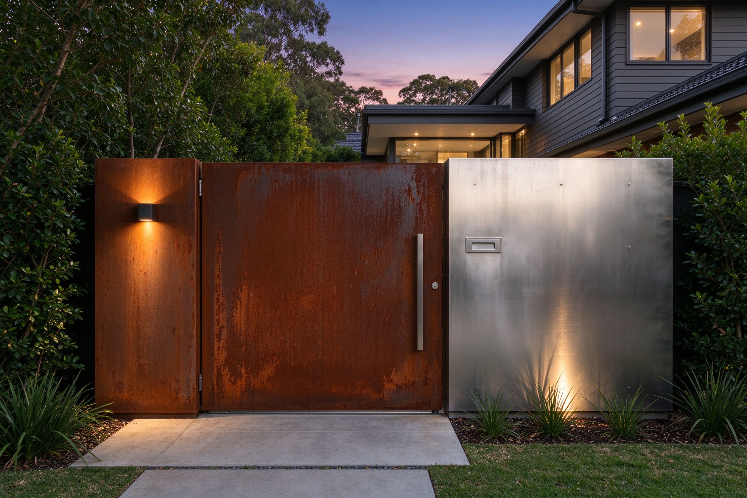 Corten & Steel Gate