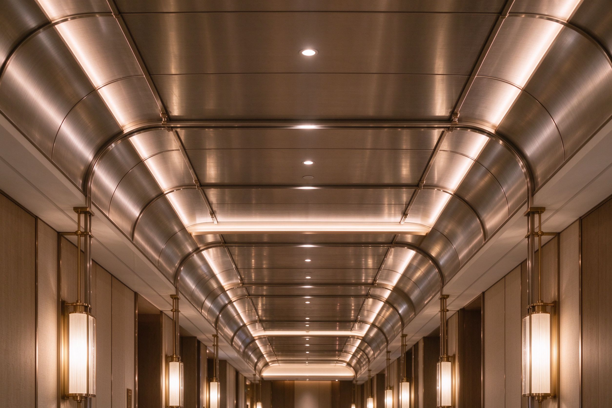 Curved Corridor Ceiling