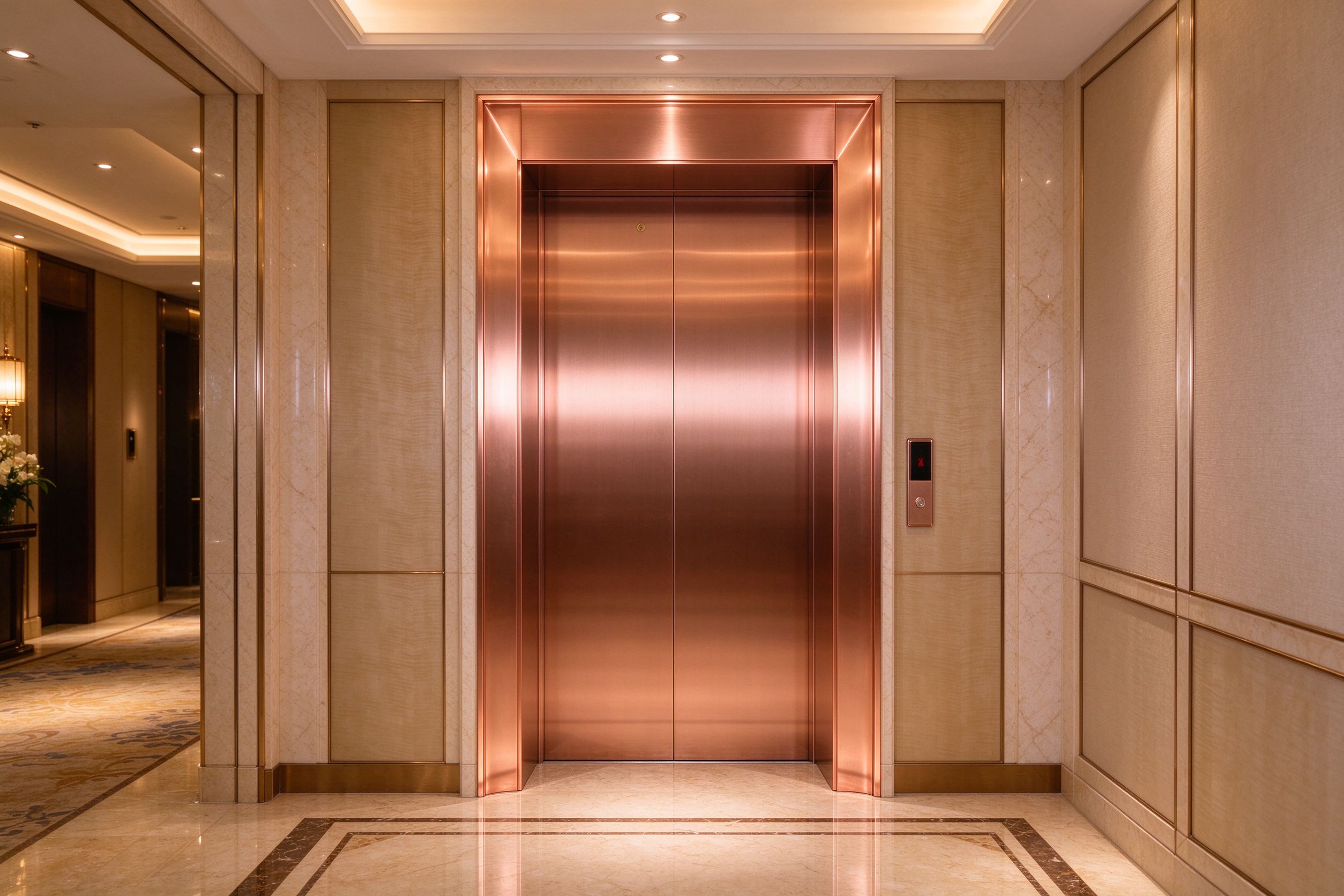 Copper Door Surround