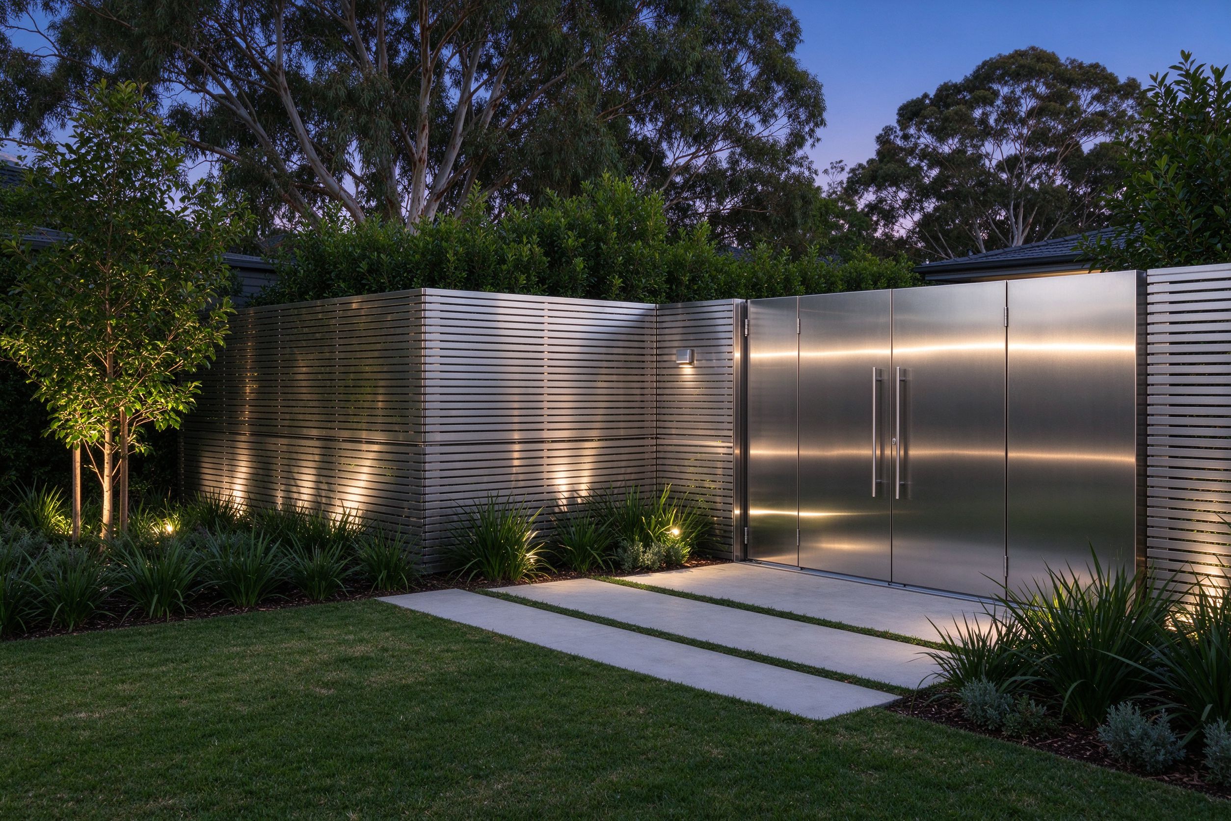 Stainless Slat Fence