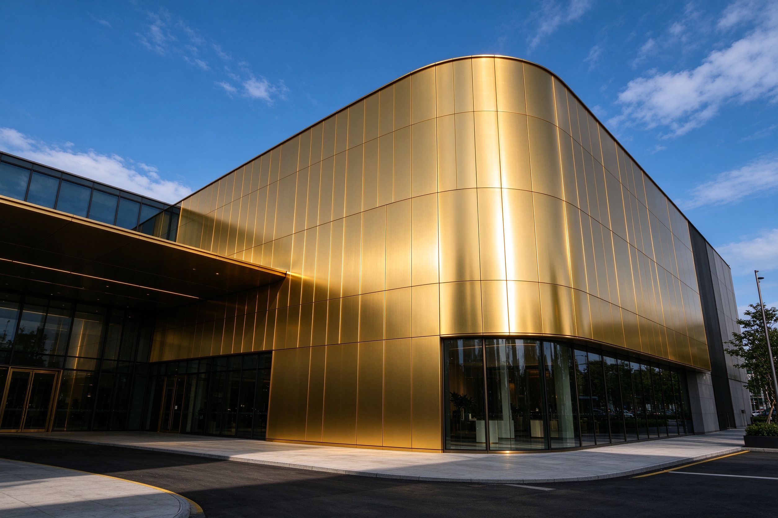 PVD Curved Facade