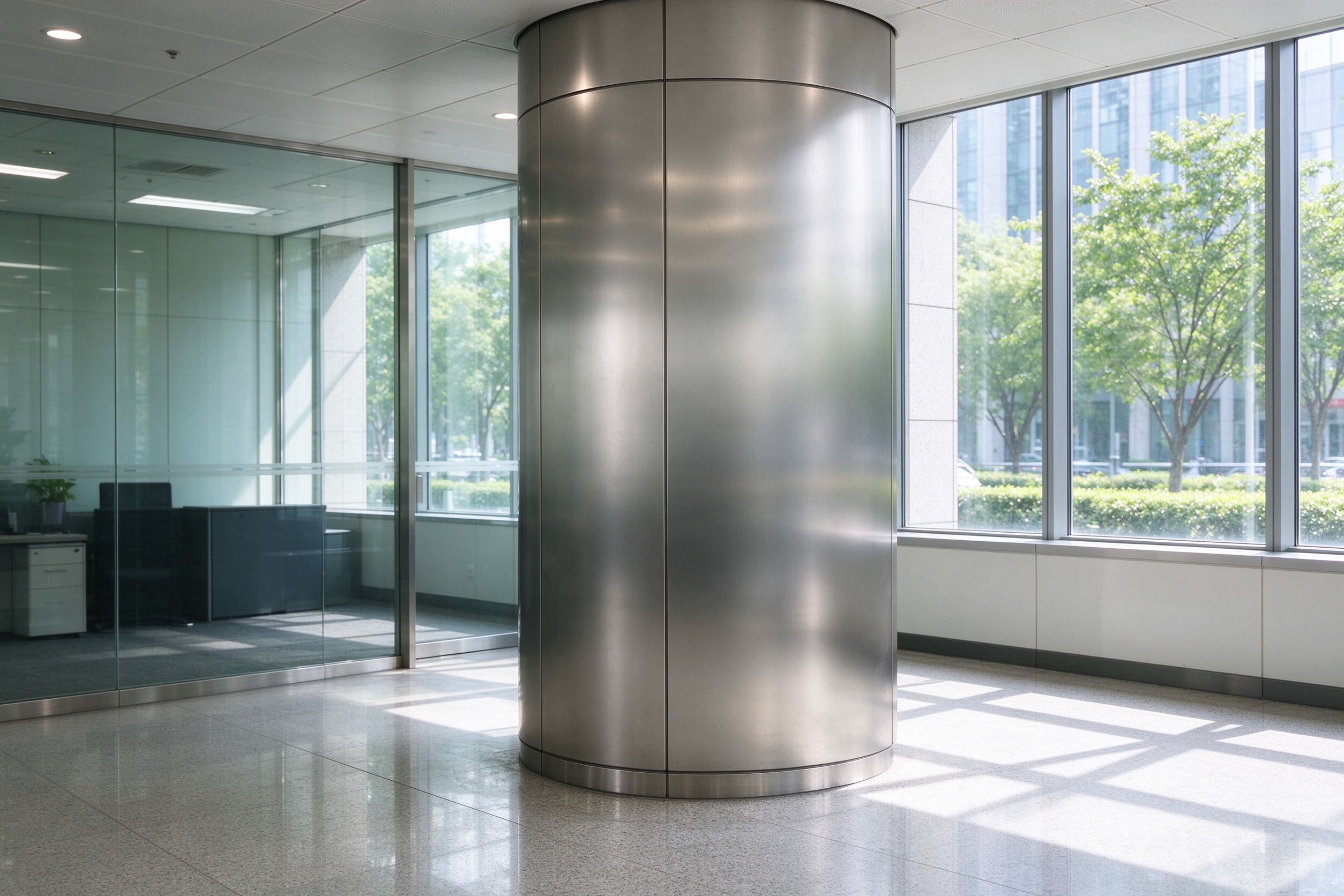 Brushed Column Cover