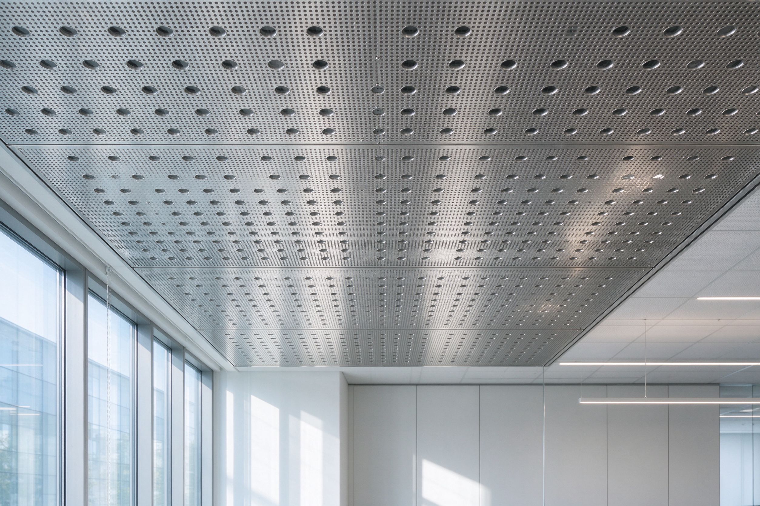 Perforated Acoustic Ceiling
