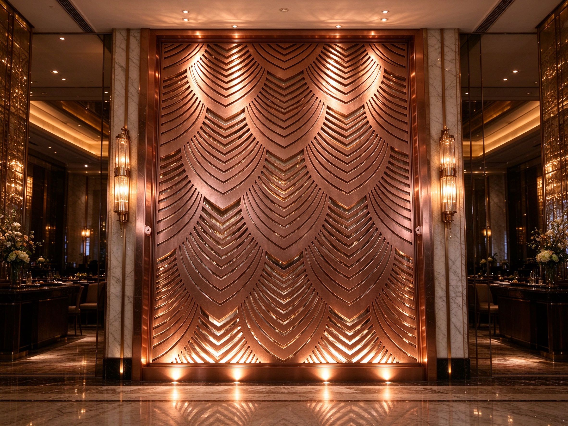 Phoenix Tail Feather Wall