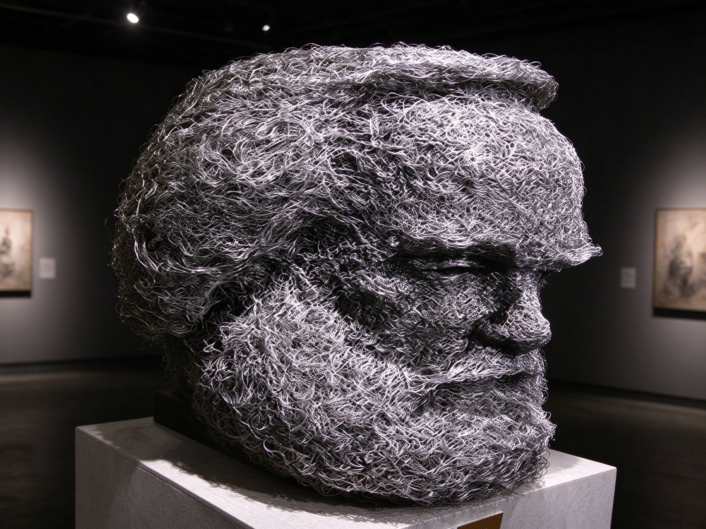 Wire Portrait Head
